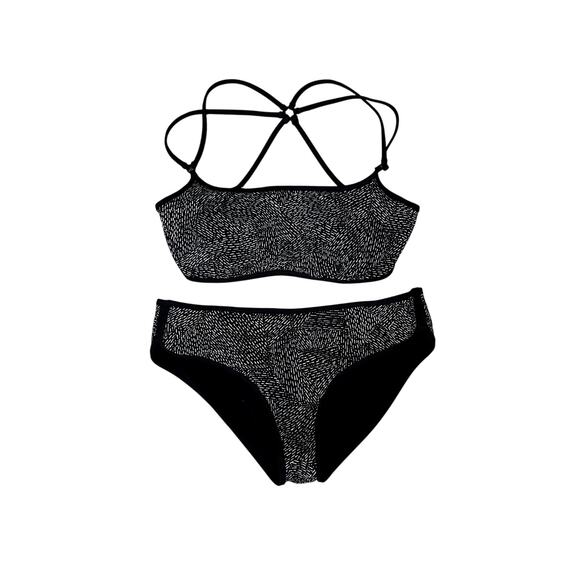 Athleta Bikini Swimsuit Bikini Chest Underwire Support 34D/DD Small - Picture 1 of 7